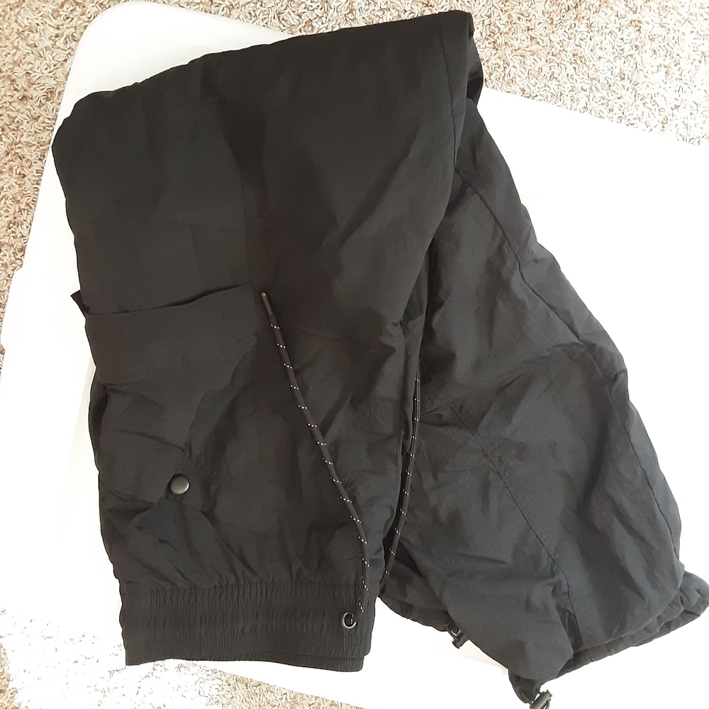 Black Elastic Waist Pants